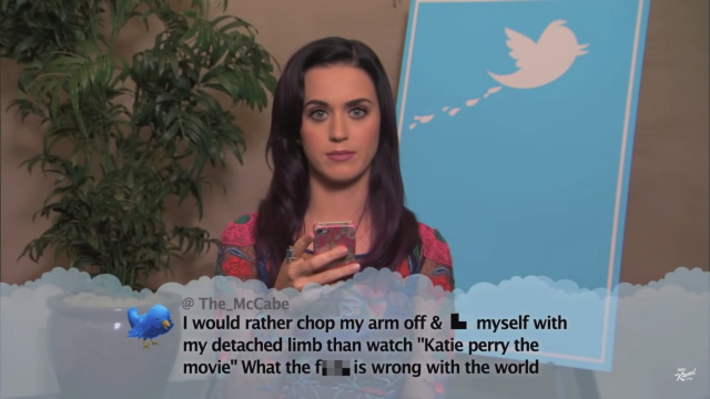 Katy Perry - Celebrities Read Mean Tweets About Themselves (videos)